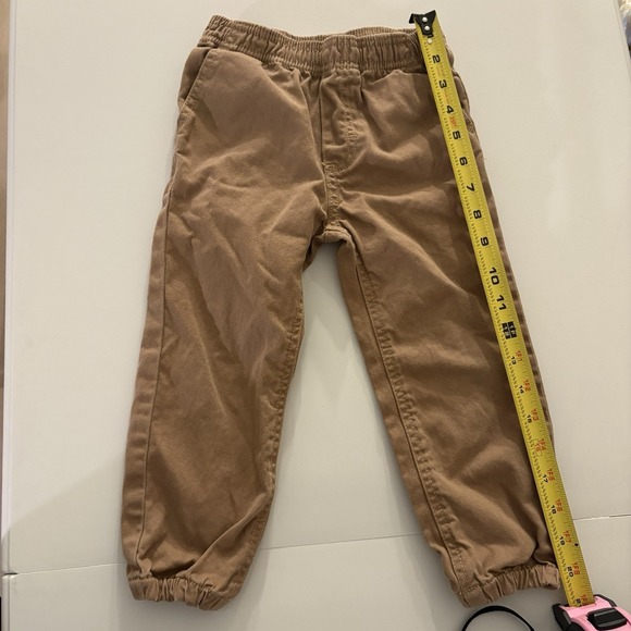 Tommy Hilfiger Kids Pants 3T Camel Tan Pull On Elastic Waistband 100% Cotton - Picture 9 of 13